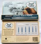 Joseph Gillott Mapping Nib Set of 6 nibs and Holder