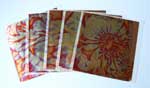 Imitation Gold Leaf - Variegated Red