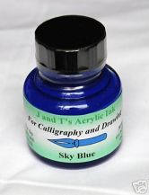 J & T's Acrylic Ink 30ml - Sky Blue