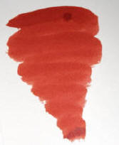 cherry red ink swatch