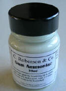 bottle of gum ammoniac