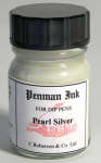 Roberson Pearl Lustre Ink Pearl Silver