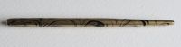 Manuscript Black and Gold Marbled Pen Nib Holder
