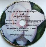Oil painting on Watercolour Paper with Jacqui Blackman Interactive Multimedia CD ROM