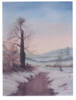 Winter Snow Greetings Card