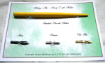 Brause Writing Nibs - Set of 3 with Holder