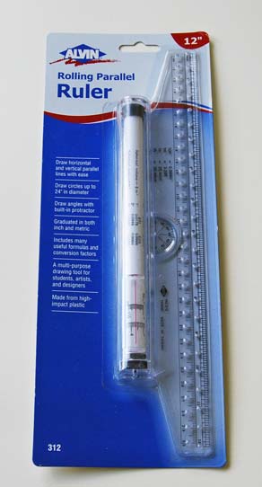 Rolling Parallel Ruler 12"